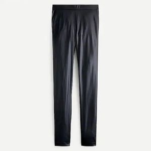 J Crew New Pixie pant in faux leather. Size medium. EUC.